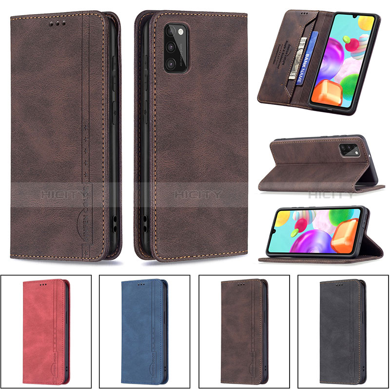 Funda de Cuero Cartera con Soporte Carcasa B15F para Samsung Galaxy A41