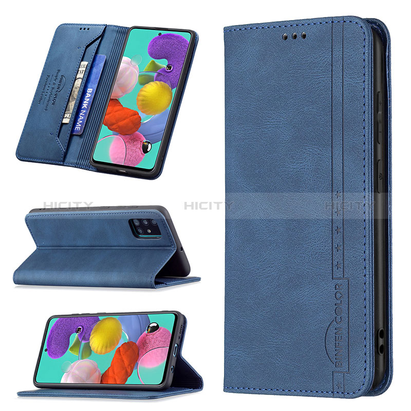 Funda de Cuero Cartera con Soporte Carcasa B15F para Samsung Galaxy A51 5G