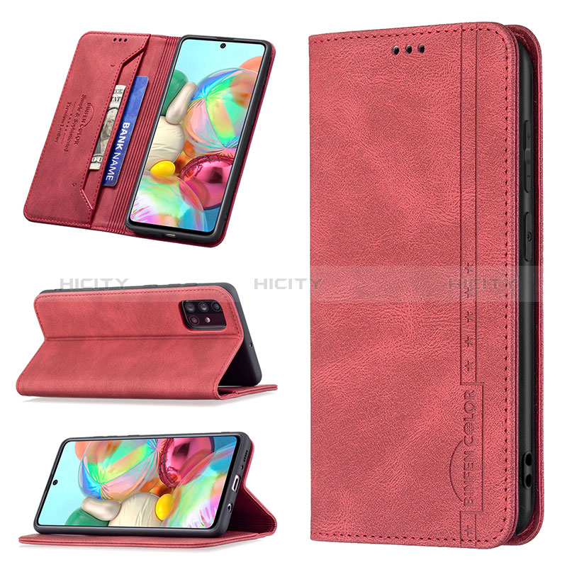 Funda de Cuero Cartera con Soporte Carcasa B15F para Samsung Galaxy A71 5G