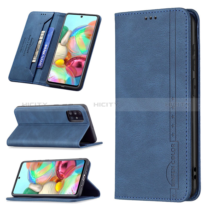 Funda de Cuero Cartera con Soporte Carcasa B15F para Samsung Galaxy A71 5G