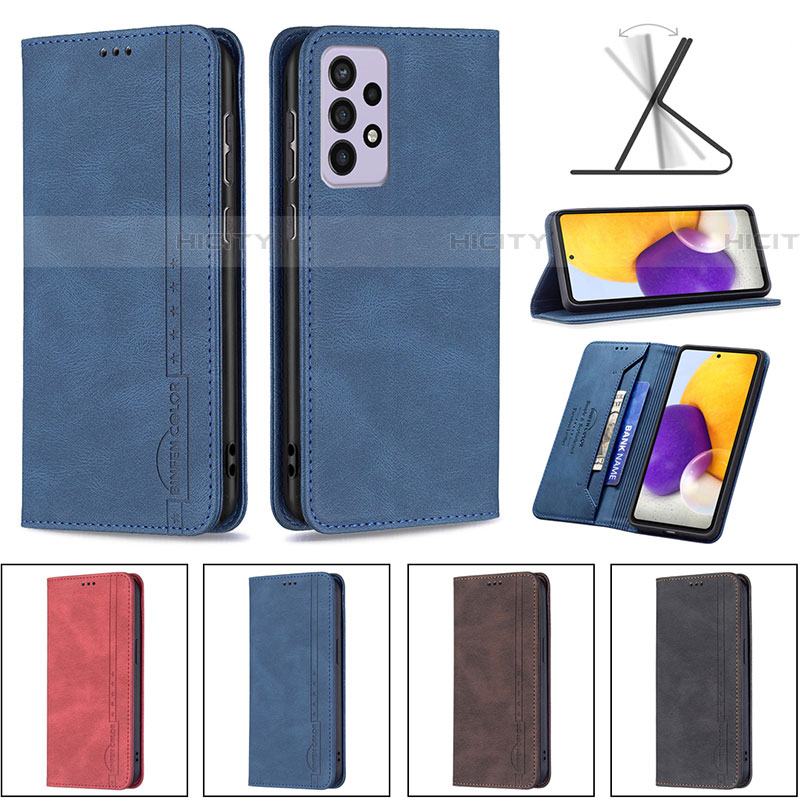 Funda de Cuero Cartera con Soporte Carcasa B15F para Samsung Galaxy A73 5G