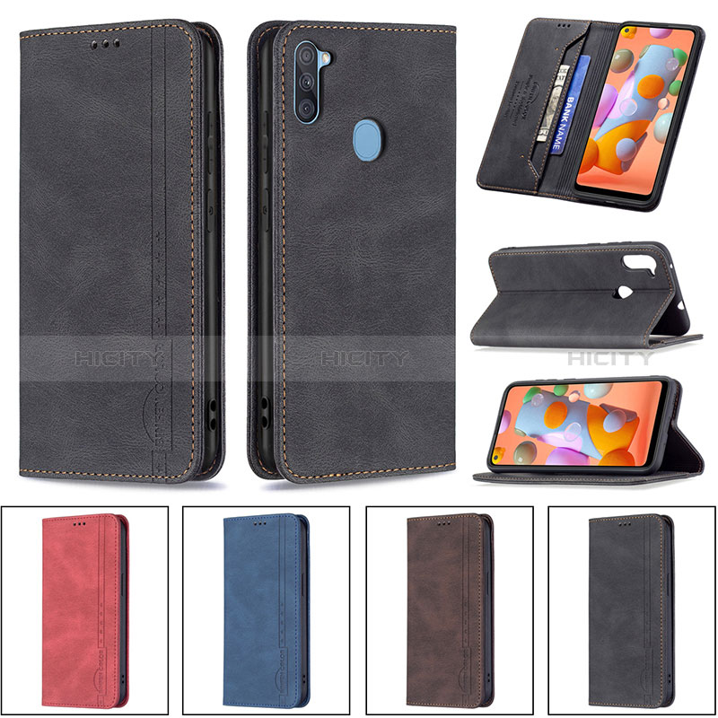 Funda de Cuero Cartera con Soporte Carcasa B15F para Samsung Galaxy M11