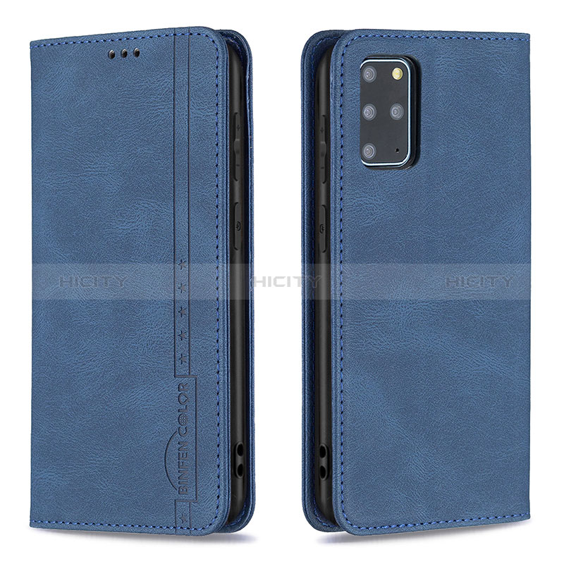 Funda de Cuero Cartera con Soporte Carcasa B15F para Samsung Galaxy S20 Plus 5G Azul