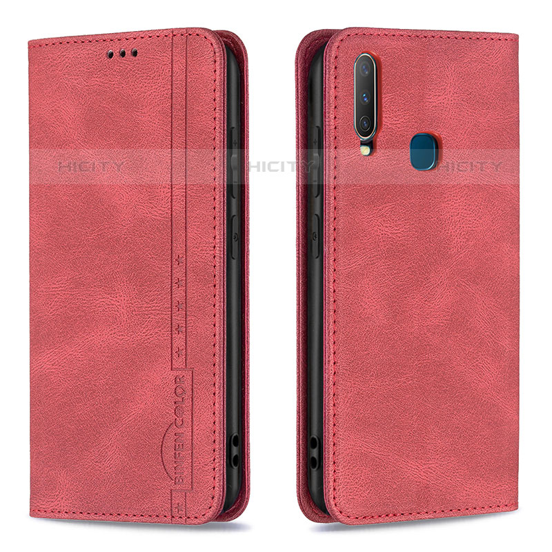 Funda de Cuero Cartera con Soporte Carcasa B15F para Vivo Y15