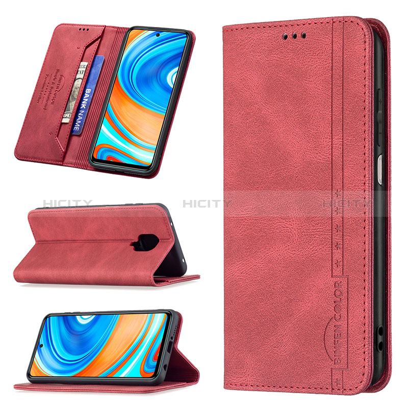 Funda de Cuero Cartera con Soporte Carcasa B15F para Xiaomi Poco M2 Pro