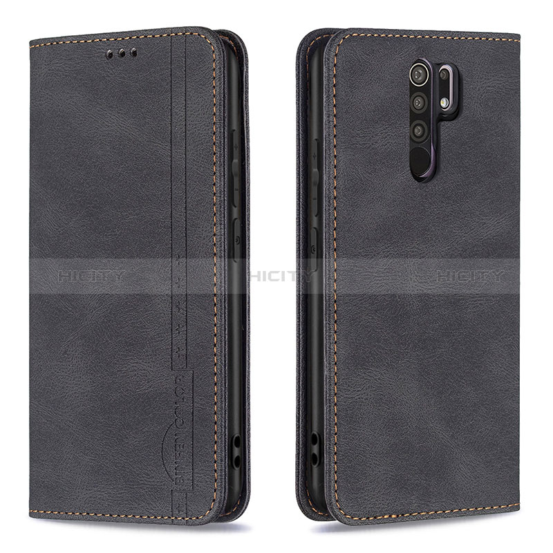 Funda de Cuero Cartera con Soporte Carcasa B15F para Xiaomi Redmi 9