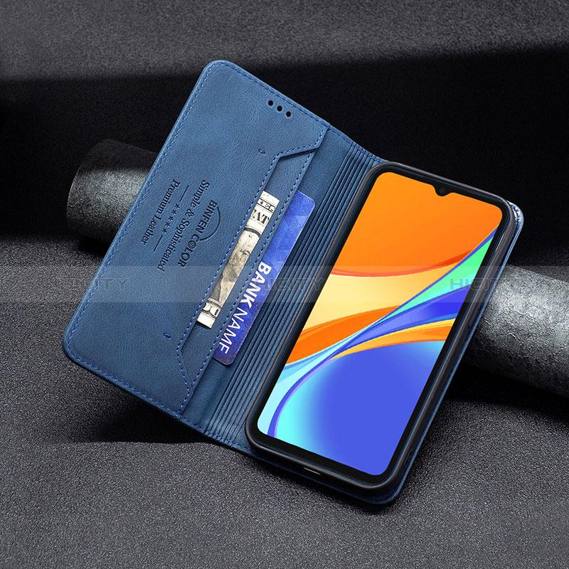 Funda de Cuero Cartera con Soporte Carcasa B15F para Xiaomi Redmi 9 Activ