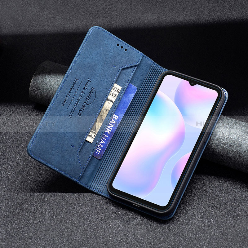 Funda de Cuero Cartera con Soporte Carcasa B15F para Xiaomi Redmi 9i