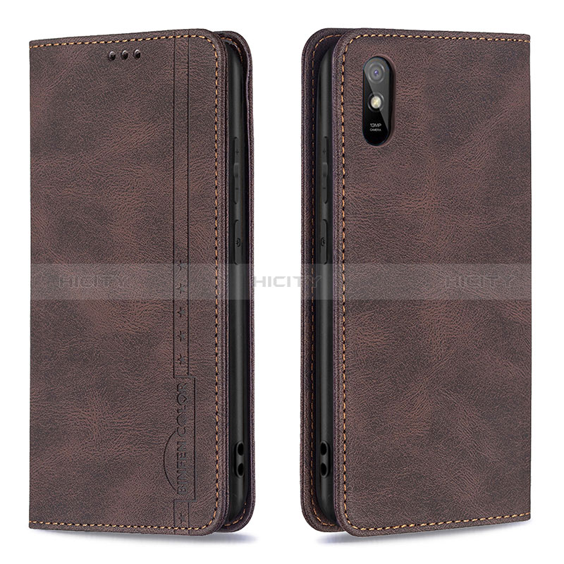 Funda de Cuero Cartera con Soporte Carcasa B15F para Xiaomi Redmi 9i