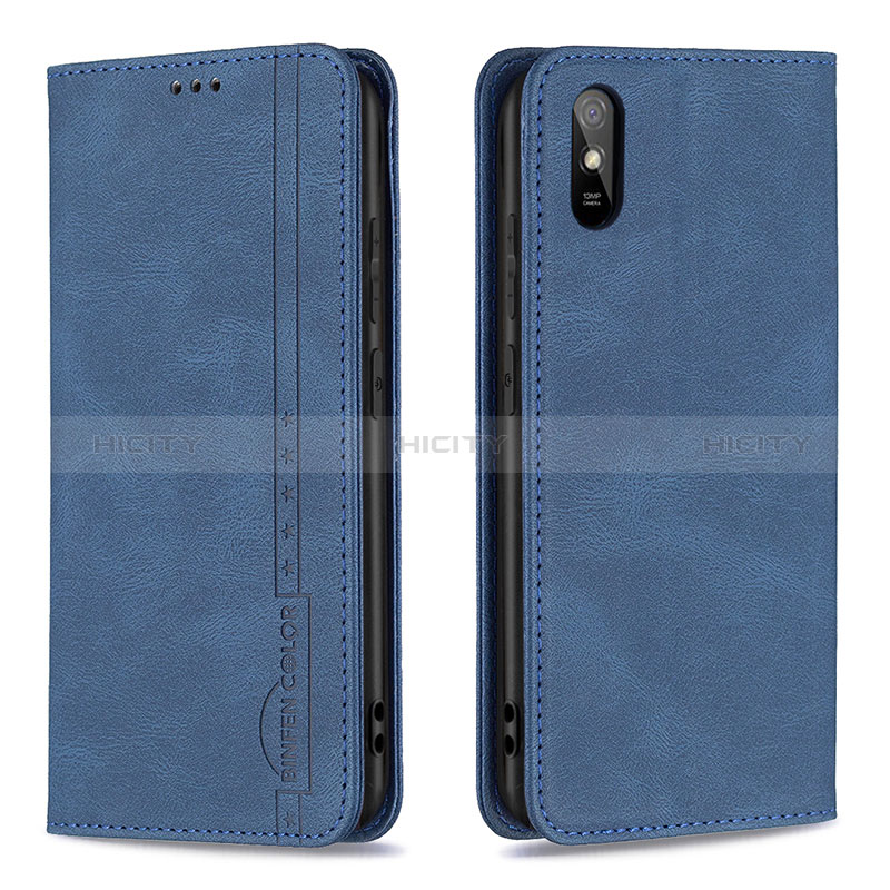 Funda de Cuero Cartera con Soporte Carcasa B15F para Xiaomi Redmi 9i