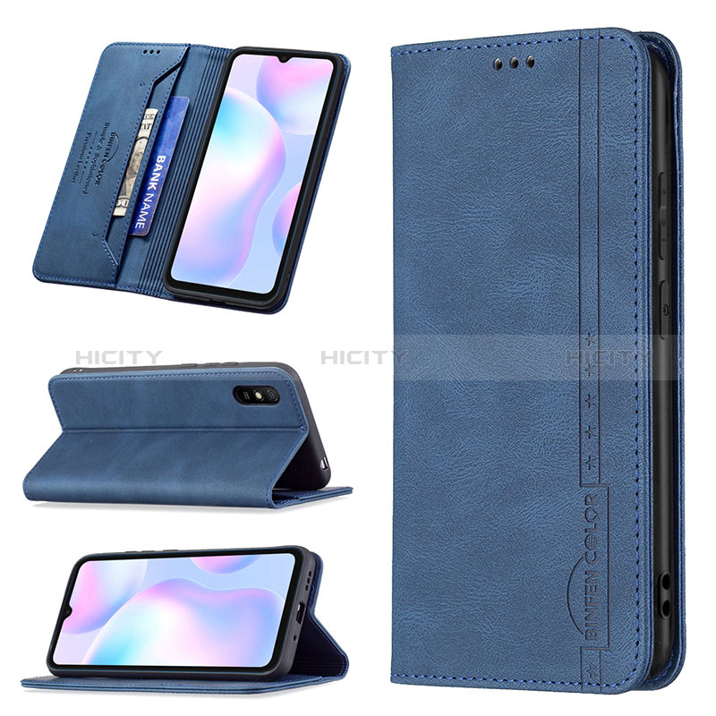 Funda de Cuero Cartera con Soporte Carcasa B15F para Xiaomi Redmi 9i