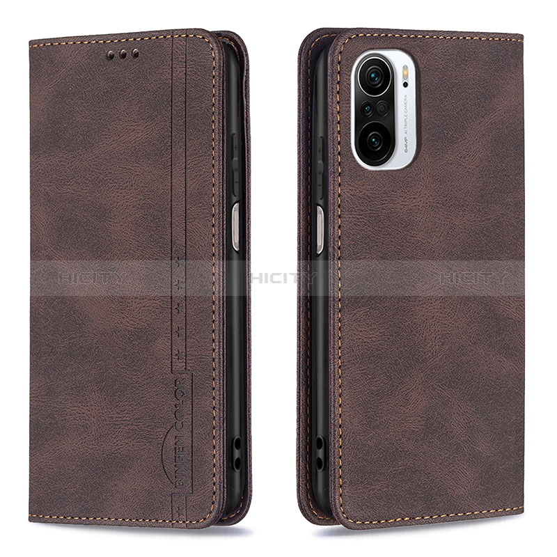 Funda de Cuero Cartera con Soporte Carcasa B15F para Xiaomi Redmi K40 Pro 5G