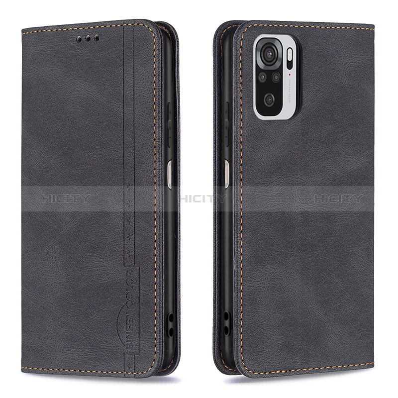 Funda de Cuero Cartera con Soporte Carcasa B15F para Xiaomi Redmi Note 10 4G