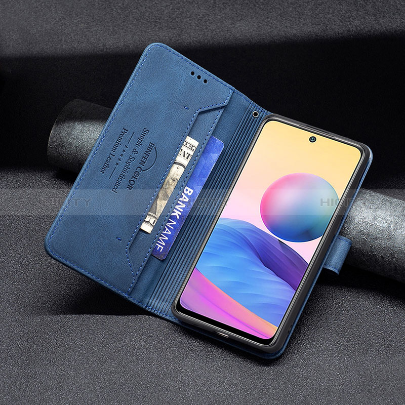 Funda de Cuero Cartera con Soporte Carcasa B15F para Xiaomi Redmi Note 10 5G