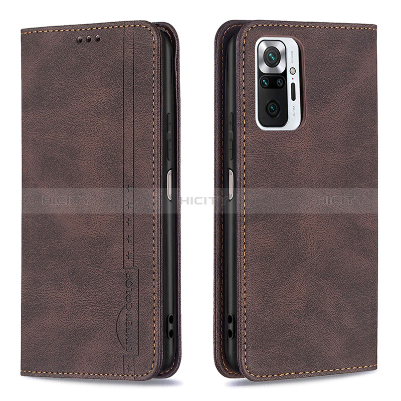 Funda de Cuero Cartera con Soporte Carcasa B15F para Xiaomi Redmi Note 10 Pro Max