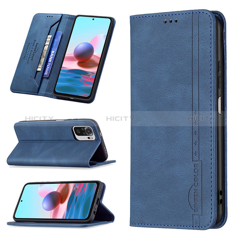 Funda de Cuero Cartera con Soporte Carcasa B15F para Xiaomi Redmi Note 10S 4G