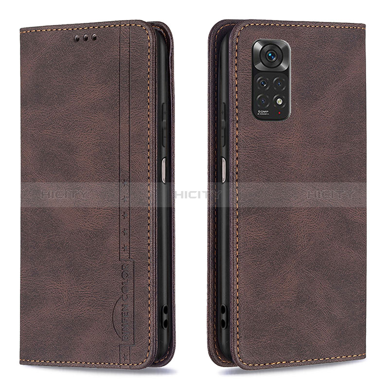 Funda de Cuero Cartera con Soporte Carcasa B15F para Xiaomi Redmi Note 11 4G (2022)