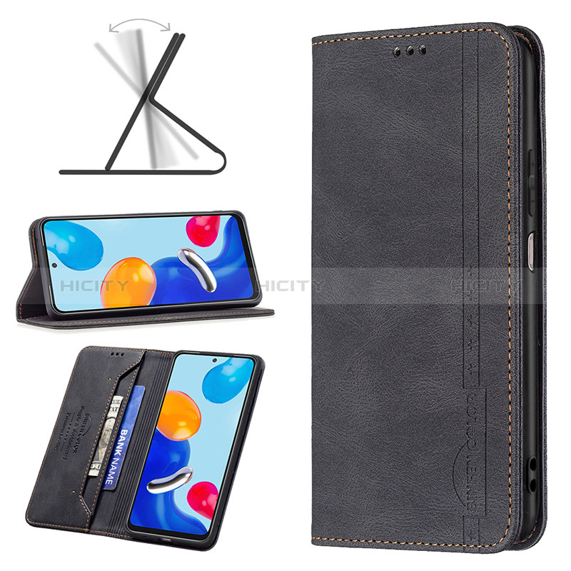 Funda de Cuero Cartera con Soporte Carcasa B15F para Xiaomi Redmi Note 11 4G (2022)