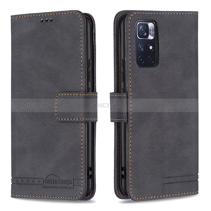 Funda de Cuero Cartera con Soporte Carcasa B15F para Xiaomi Redmi Note 11 5G