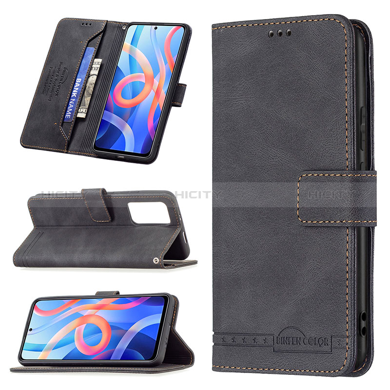 Funda de Cuero Cartera con Soporte Carcasa B15F para Xiaomi Redmi Note 11 5G