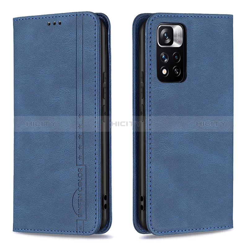 Funda de Cuero Cartera con Soporte Carcasa B15F para Xiaomi Redmi Note 11 Pro+ Plus 5G