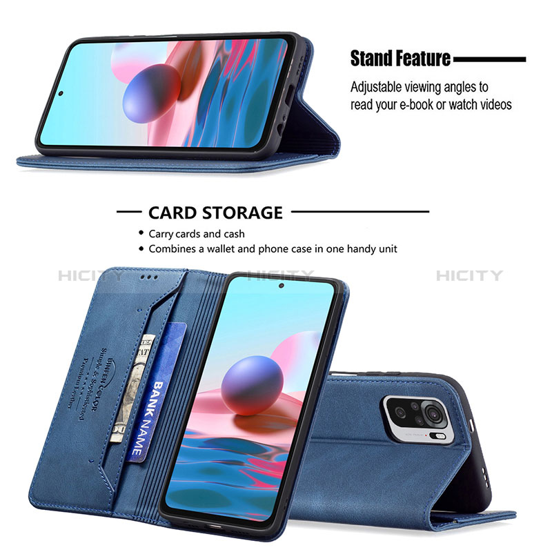 Funda de Cuero Cartera con Soporte Carcasa B15F para Xiaomi Redmi Note 11 SE India 4G