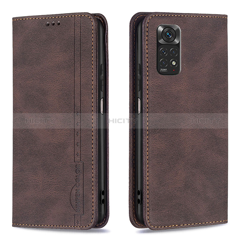 Funda de Cuero Cartera con Soporte Carcasa B15F para Xiaomi Redmi Note 11S 4G