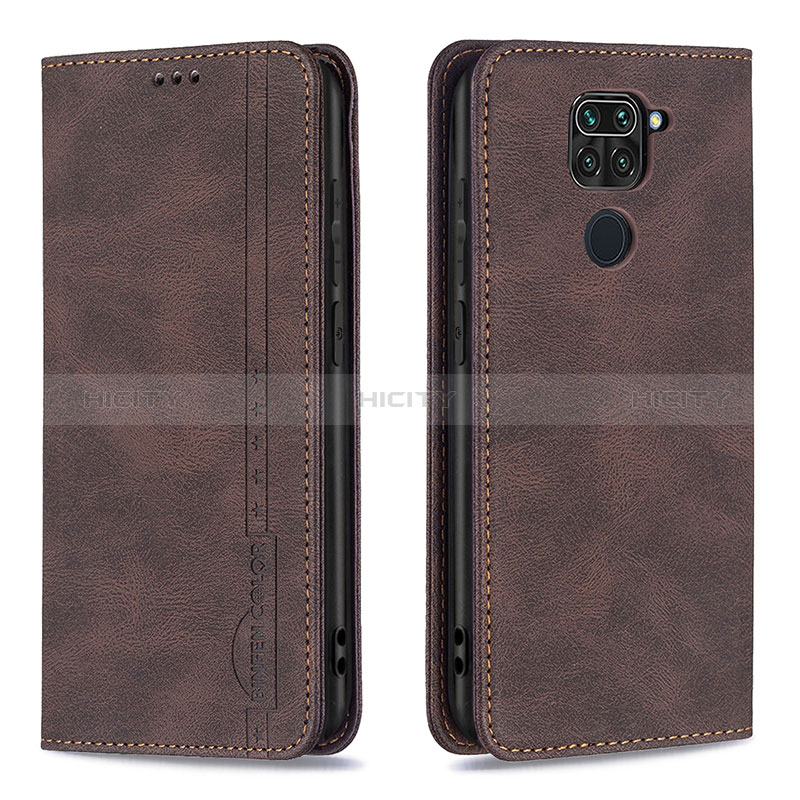 Funda de Cuero Cartera con Soporte Carcasa B15F para Xiaomi Redmi Note 9