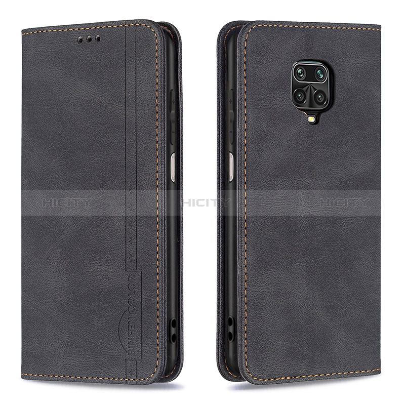 Funda de Cuero Cartera con Soporte Carcasa B15F para Xiaomi Redmi Note 9 Pro