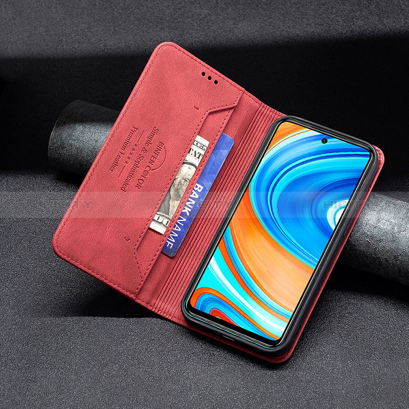 Funda de Cuero Cartera con Soporte Carcasa B15F para Xiaomi Redmi Note 9 Pro Max