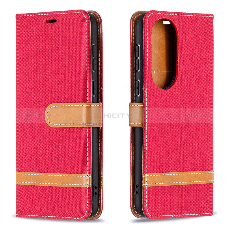 Funda de Cuero Cartera con Soporte Carcasa B16F para Huawei P50 Pro