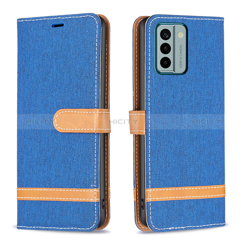 Funda de Cuero Cartera con Soporte Carcasa B16F para Nokia G22