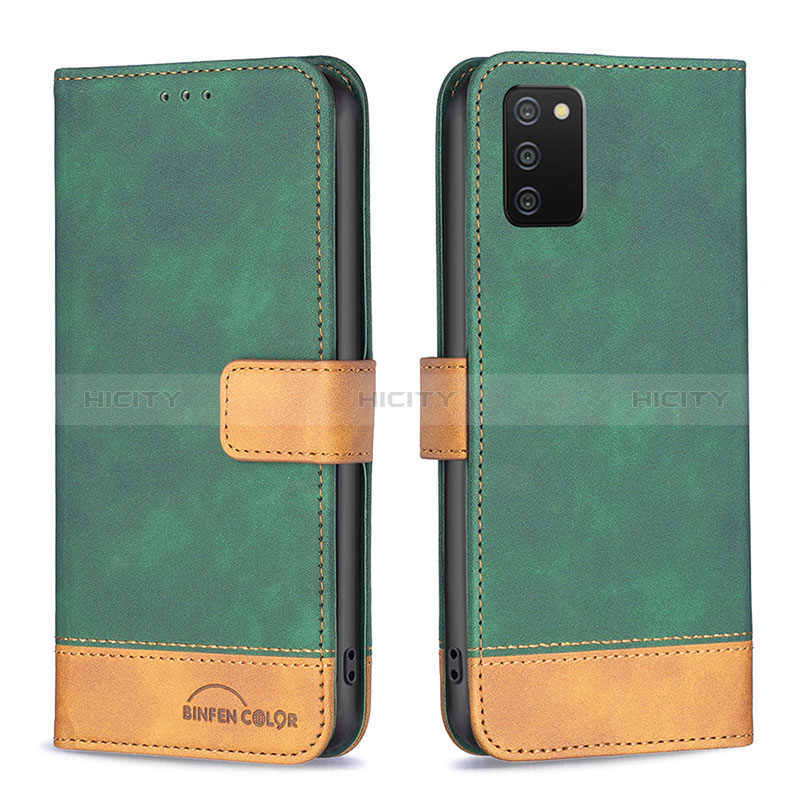 Funda de Cuero Cartera con Soporte Carcasa B16F para Samsung Galaxy A02s