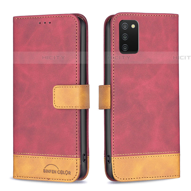 Funda de Cuero Cartera con Soporte Carcasa B16F para Samsung Galaxy A03s