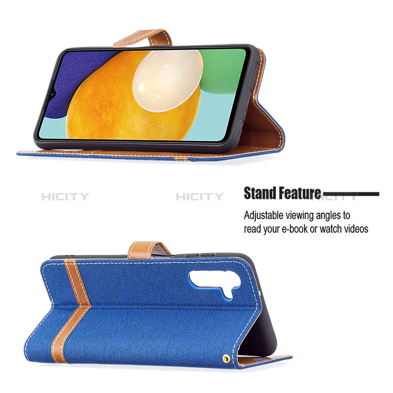 Funda de Cuero Cartera con Soporte Carcasa B16F para Samsung Galaxy A04s