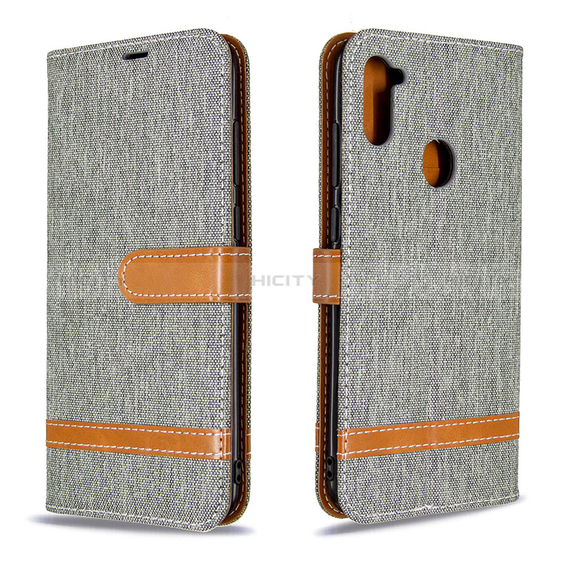 Funda de Cuero Cartera con Soporte Carcasa B16F para Samsung Galaxy A11