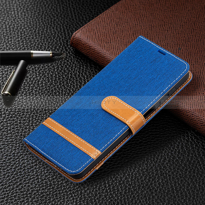 Funda de Cuero Cartera con Soporte Carcasa B16F para Samsung Galaxy A12