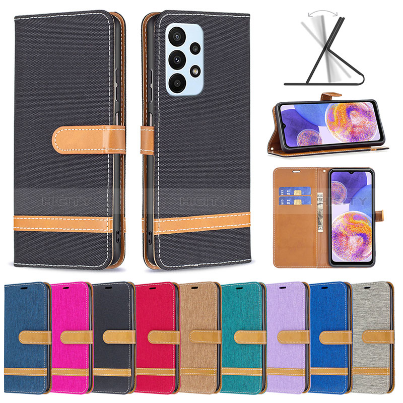 Funda de Cuero Cartera con Soporte Carcasa B16F para Samsung Galaxy A23 5G