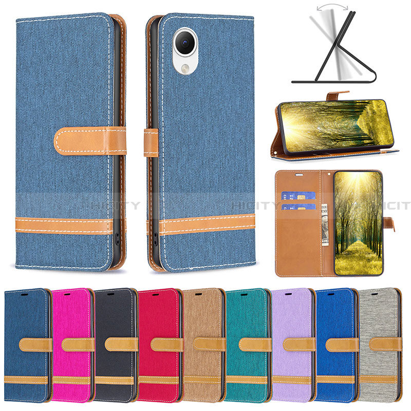 Funda de Cuero Cartera con Soporte Carcasa B16F para Samsung Galaxy A23s