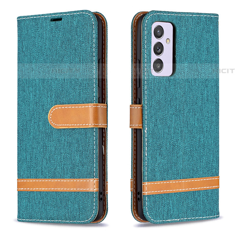 Funda de Cuero Cartera con Soporte Carcasa B16F para Samsung Galaxy A24 4G Verde