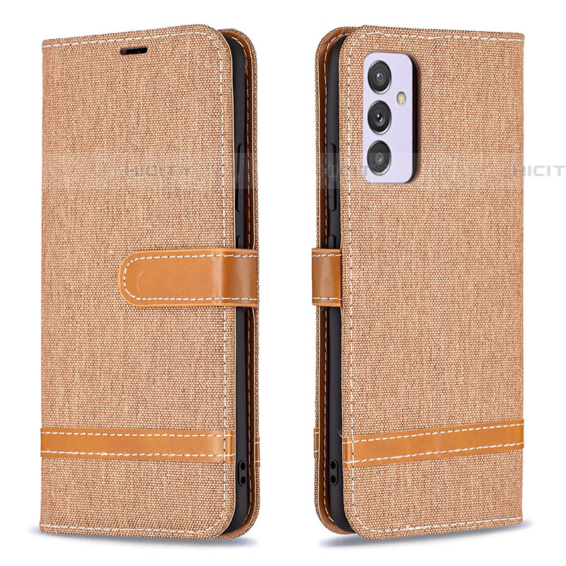 Funda de Cuero Cartera con Soporte Carcasa B16F para Samsung Galaxy A34 5G Oro