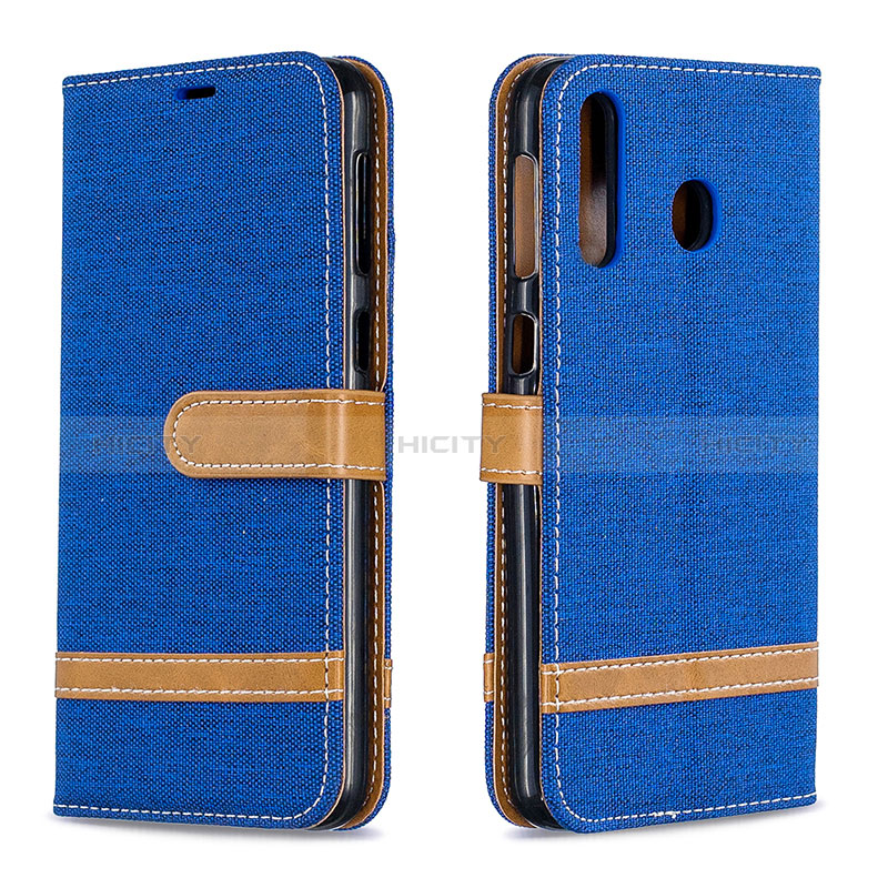 Funda de Cuero Cartera con Soporte Carcasa B16F para Samsung Galaxy A40s