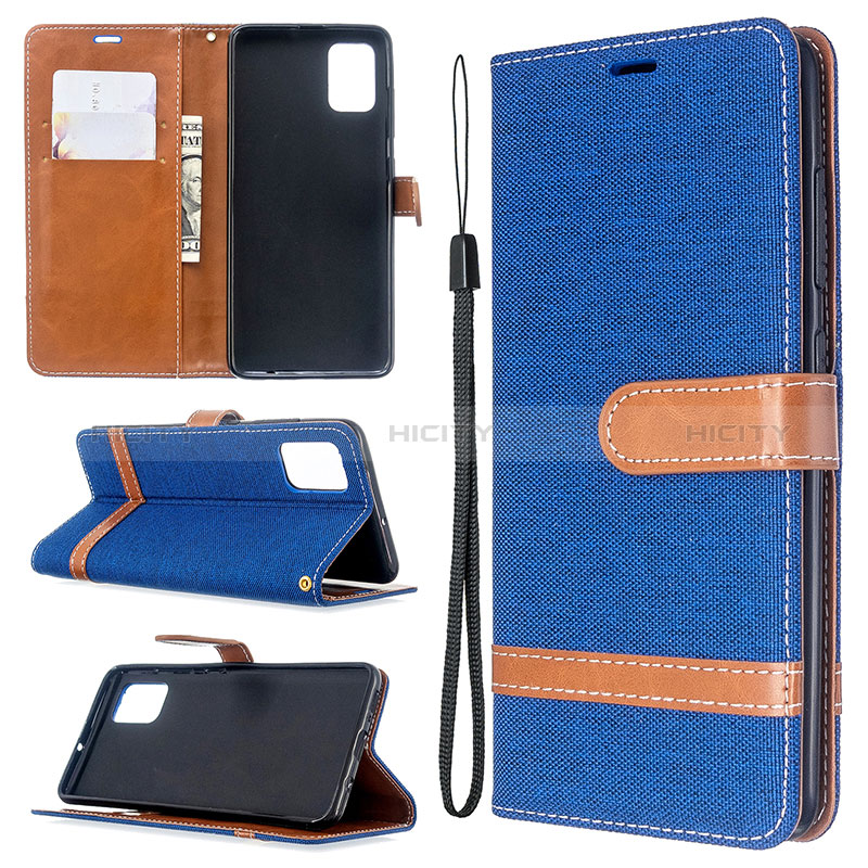 Funda de Cuero Cartera con Soporte Carcasa B16F para Samsung Galaxy A51 4G