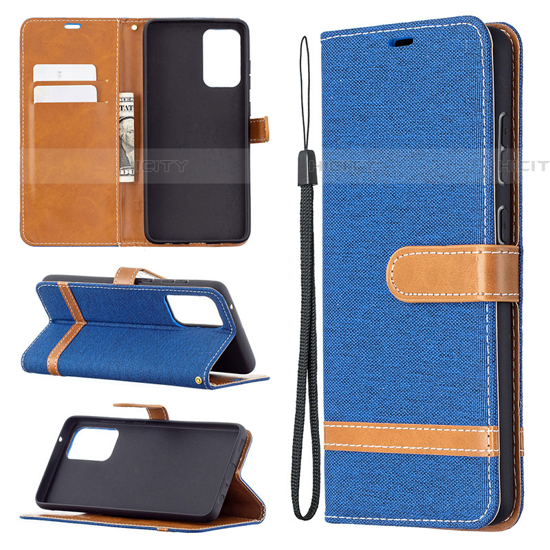 Funda de Cuero Cartera con Soporte Carcasa B16F para Samsung Galaxy A72 5G