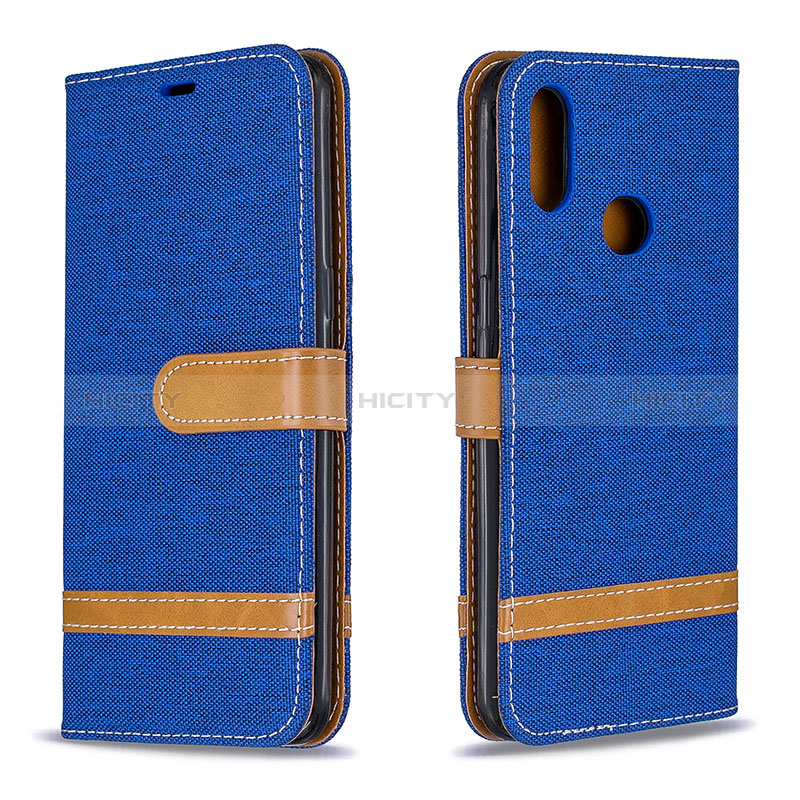 Funda de Cuero Cartera con Soporte Carcasa B16F para Samsung Galaxy M01s