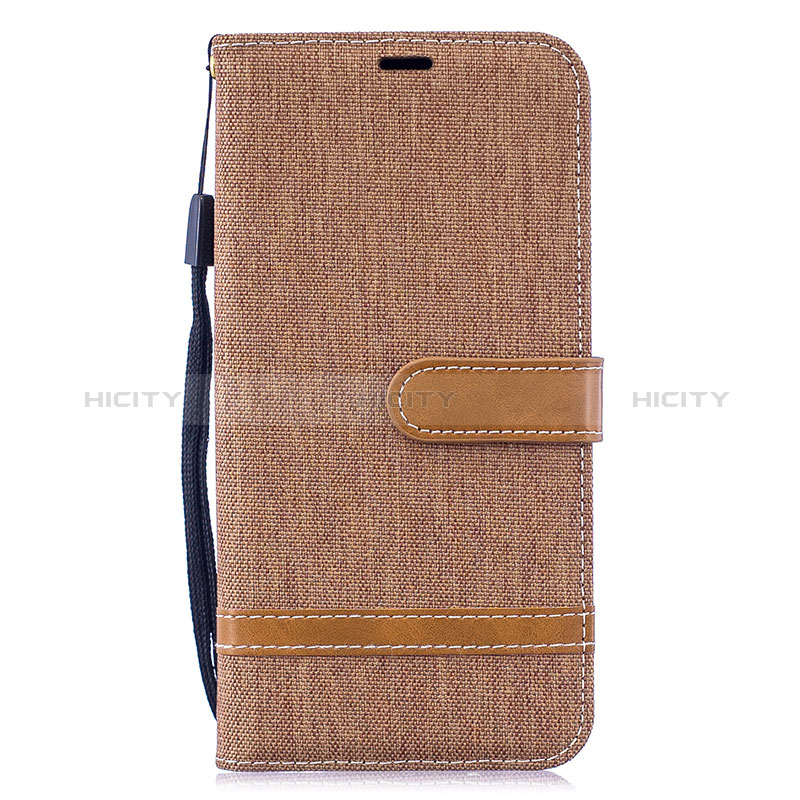 Funda de Cuero Cartera con Soporte Carcasa B16F para Samsung Galaxy M10