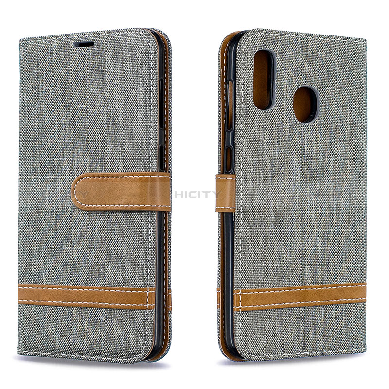 Funda de Cuero Cartera con Soporte Carcasa B16F para Samsung Galaxy M10S