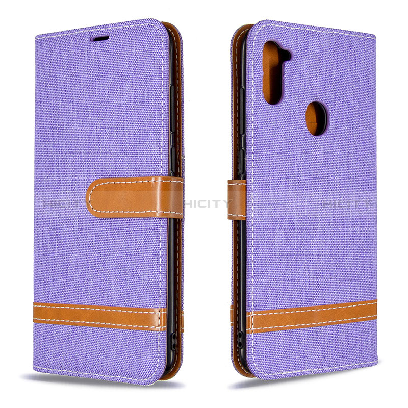 Funda de Cuero Cartera con Soporte Carcasa B16F para Samsung Galaxy M11