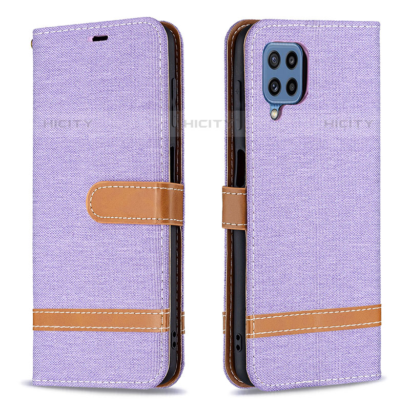 Funda de Cuero Cartera con Soporte Carcasa B16F para Samsung Galaxy M32 4G