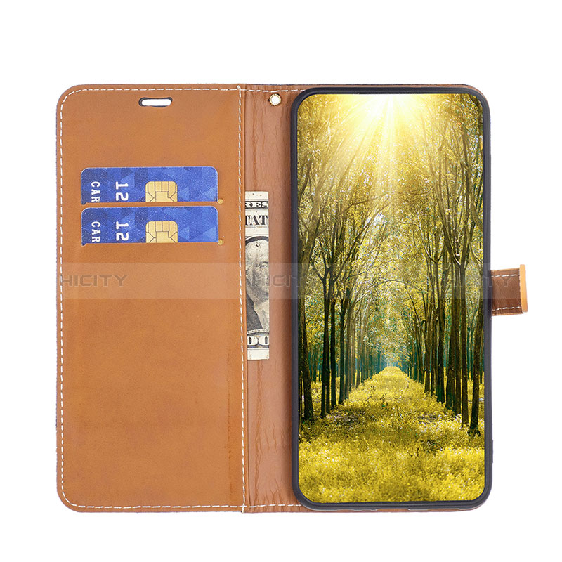 Funda de Cuero Cartera con Soporte Carcasa B16F para Xiaomi Poco C50